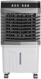 GENERIC Refroidisseur De Marais Avec 3 Vitesses, Climatiseur évaporatif Portable Avec Minuterie 12H, Télécommande, Packs De Glace, Oscillation De 120 ° Et Fonctionnement Silencieux Pour L'utilisation De Garag