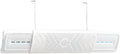  Whychstore Déflecteur De Climatisation Réglable, Pare-brise Mural Pour éviter Le Soufflage Direct, Plastique Rétractable 60-93 Cm, Blanc