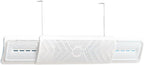  Whychstore Déflecteur De Climatisation Réglable, Pare-brise Mural Pour éviter Le Soufflage Direct, Plastique Rétractable 60-93 Cm, Blanc