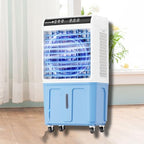 GENERIC Refroidisseur D'air évaporatif 40L Avec Ventilateur Portable à Distance à 3 Vitesses Pour Le Bureau à Domicile, 120 Oscillation, Fonctionnement Silencieux, Aucun Tuyau Nécessaire, Idéal Pour Le Refroi