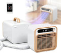 GENERIC Climatiseur Portable Split, 1500W Refroidissement, Télécommande WiFi, 13kg Léger, Pas De Tuyau D'installation, Mode De Sommeil Silencieux Pour La Tente De Camping De Chambre RV, Tuyau De 2m Inclus