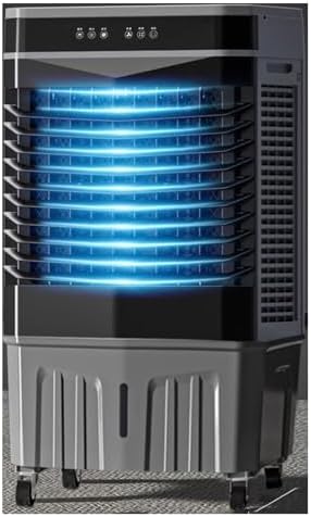 GENERIC 120° Oscillant Evaporatif Swamp Cooler 3-en-1 Air Conditioner Ventilateur Avec Ice Packs Low Noise Portable Refroidissement Unité De Refroidissement Pour Patio Extérieur Intérieur Garage Climat Sec