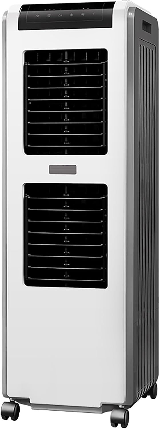 GENERIC Refroidisseur D'air Portable De Climatisation Industriel, 4 Roues, Réservoir D'eau 30L, 3 En 1 Climatiseur Mobile, Ventilateur De Refroidissement Et Déshumidificateur Pour La Maison/Bureau (Grand)