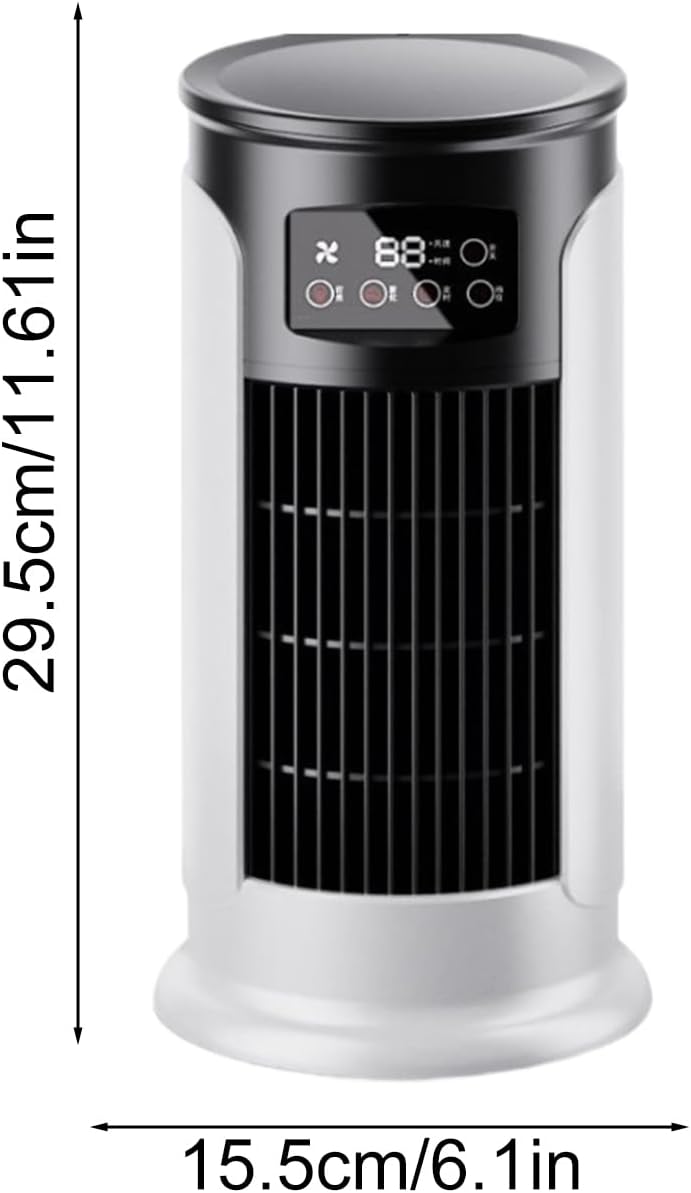 GENERIC Ventilateur De Climatisation, Unité De Refroidissement Par évaporation, Silencieux, Fonction Minuterie, Réservoir D'eau De 300 Ml, Parfait Pour Le Confort De La Chambre, Le Rafraîchissement De La