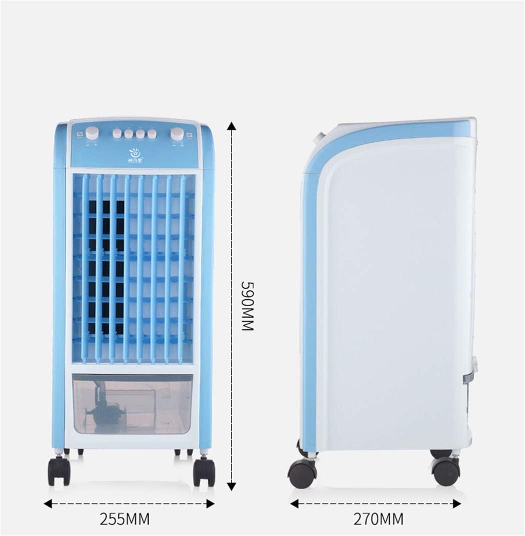  Climatiseur Portable Rafraîchisseur D'air Ventilateur 3 Vitesses Faible Consommation Réservoir D'eau De Compact Gaz Naturel (Contrôle à Distance)