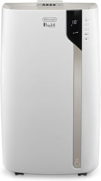  De'Longhi Pinguino Clim Mobile, Pièces Jusqu'à 30m², Déshumidificateur, Mode Ventilation, 10000BTU, Refroidissement Silencieux, Eco Real Feel, Télécommande, Minuterie, Classe Énergie A+++ (PACEX105)