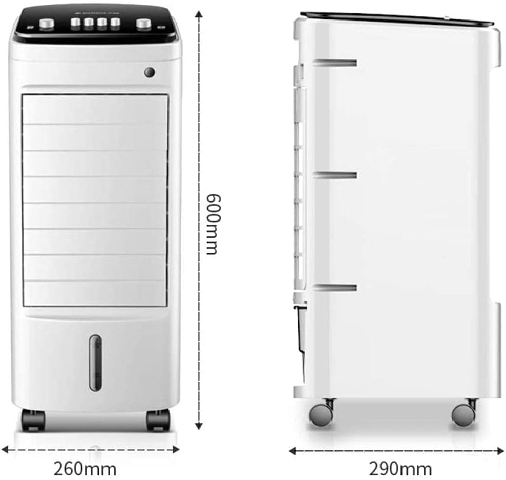  Climatiseur Portable Refroidisseur Climatiseur Mobile Sans Tuyau Ventilateur De Climatisation Blanc Mécanique 3 Vitesses Contrôle Maison Dortoir Ventilateur De Refroidissement Mobile