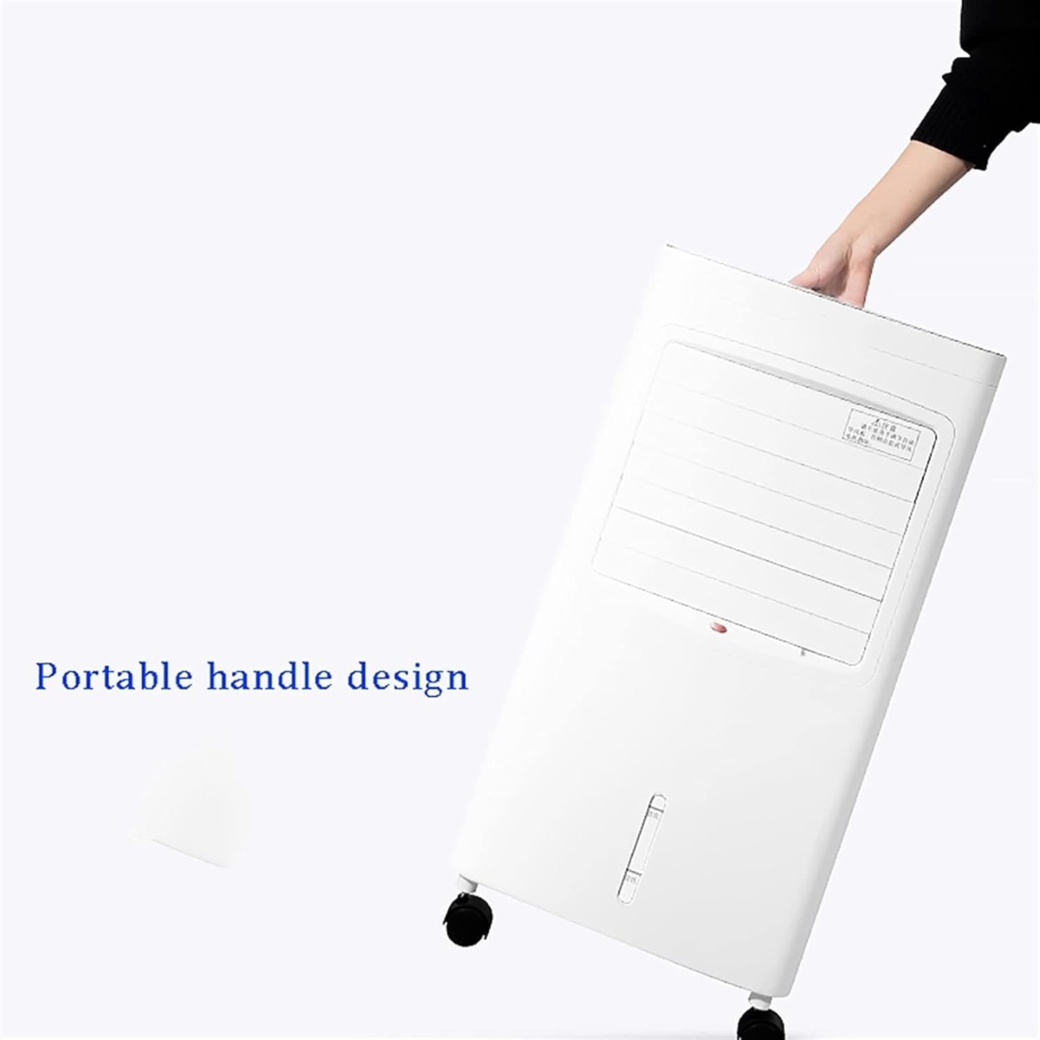  Climatiseur Portable Avec Télécommande, Rafraîchisseur D'air évaporatif 3 En 1 Pour La Maison, Appareil De Chauffage Et De Climatisation Silencieux, Idéal Pour Un Confort Optimal Toute L'année