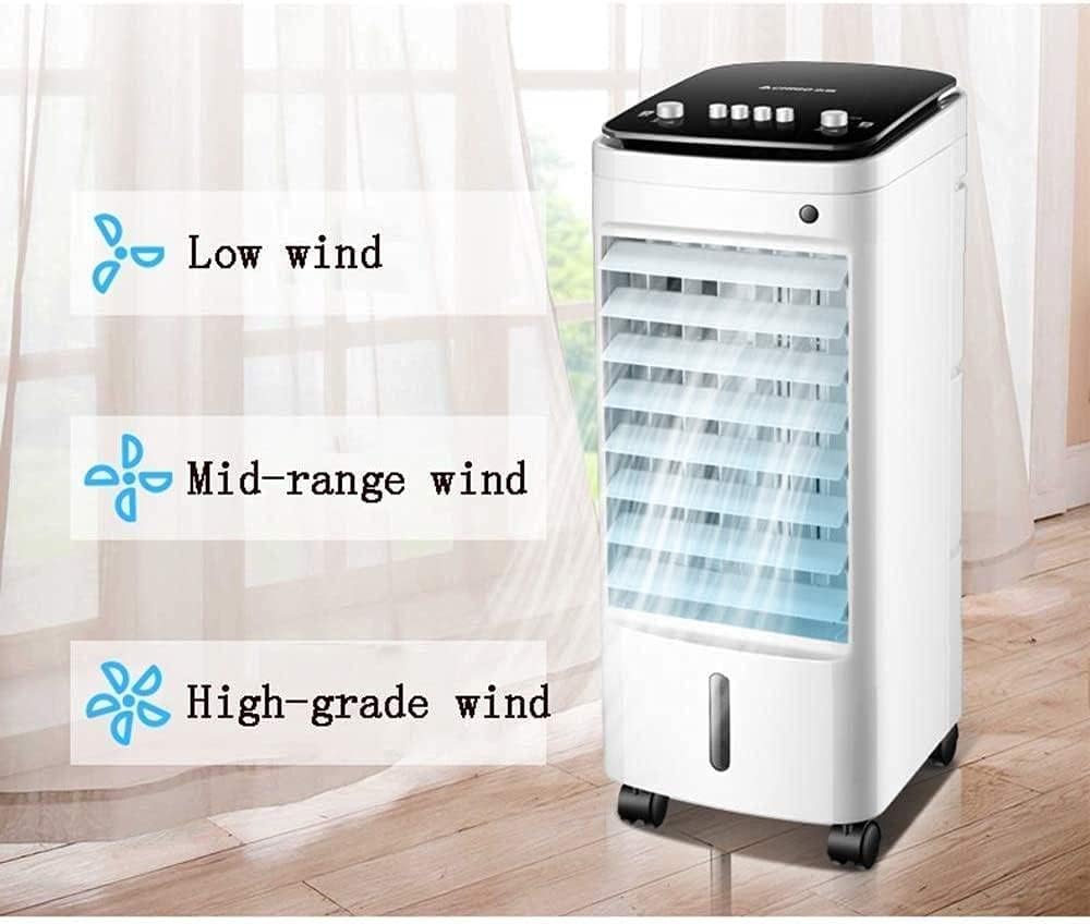  Climatiseur Portable Refroidisseur Climatiseur Mobile Sans Tuyau Ventilateur De Climatisation Blanc Mécanique 3 Vitesses Contrôle Maison Dortoir Ventilateur De Refroidissement Mobile