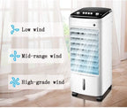  Climatiseur Portable Refroidisseur Climatiseur Mobile Sans Tuyau Ventilateur De Climatisation Blanc Mécanique 3 Vitesses Contrôle Maison Dortoir Ventilateur De Refroidissement Mobile