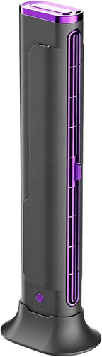  Ventilateur De Climatiseur De Refroidissement Portable – Refroidisseur D'air Sans Lame Rechargeable Par USB, Ventilateur Électrique De Conception De Tour De Support | Utilisation Du Dispositif De Refr