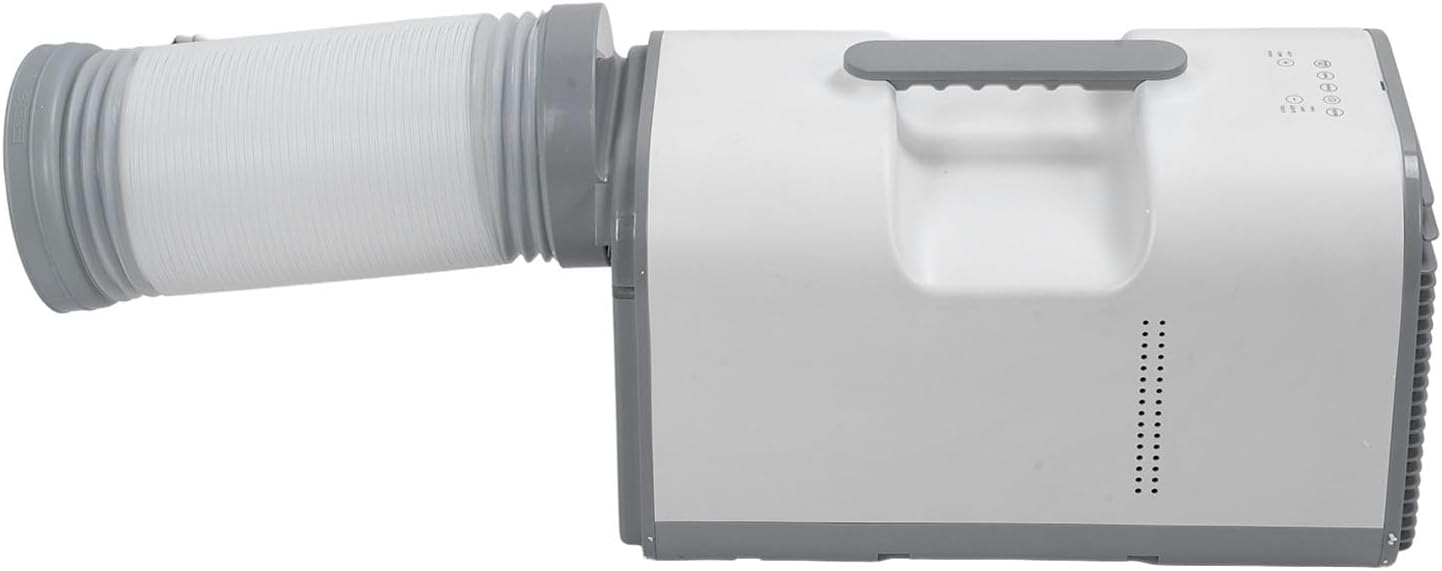 SIXRUN Climatiseur Portable, 4095BTU 420W Refroidissement Déshumidification AC Compact Avec Télécommande Pour Tente De Camping Caravane Remorque (Prise UE 220V)