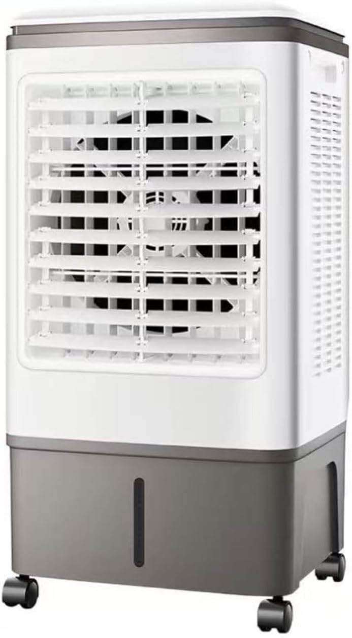 GENERIC Refroidisseur D'air évaporatif 40L, Ventilateur De Refroidissement Portable Avec Télécommande, 3 Vitesses, Fonctionnement Silencieux, Oscillation Large, Idéal Pour La Maison De Bureau De Chambre