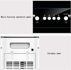  Climatiseur Portable Refroidisseur Climatiseur Mobile Sans Tuyau Ventilateur De Climatisation Blanc Mécanique 3 Vitesses Contrôle Maison Dortoir Ventilateur De Refroidissement Mobile