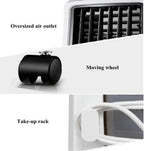  Mute 5l Réservoir D'eau Climatiseur Portable, Refroidisseurs D'air Mécaniques Pour Ventilateur De Climatisation À La Maison Pour Bureau 3 Vitesse Du Vent Ventilateur De Climatiseur De Bureau, 72x30x3