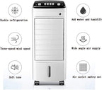  Climatiseur Portable Refroidisseur Climatiseur Mobile Sans Tuyau Ventilateur De Climatisation Blanc Mécanique 3 Vitesses Contrôle Maison Dortoir Ventilateur De Refroidissement Mobile
