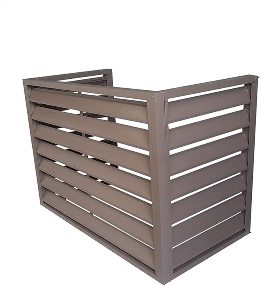 GENERIC Housse De Protection Robuste Pour Climatiseur Extérieur 110 X 60 X 80 Cm – Protection Résistante Aux Intempéries Pour Unités Séparées, Protection De Clôture Pour Systèmes CVC