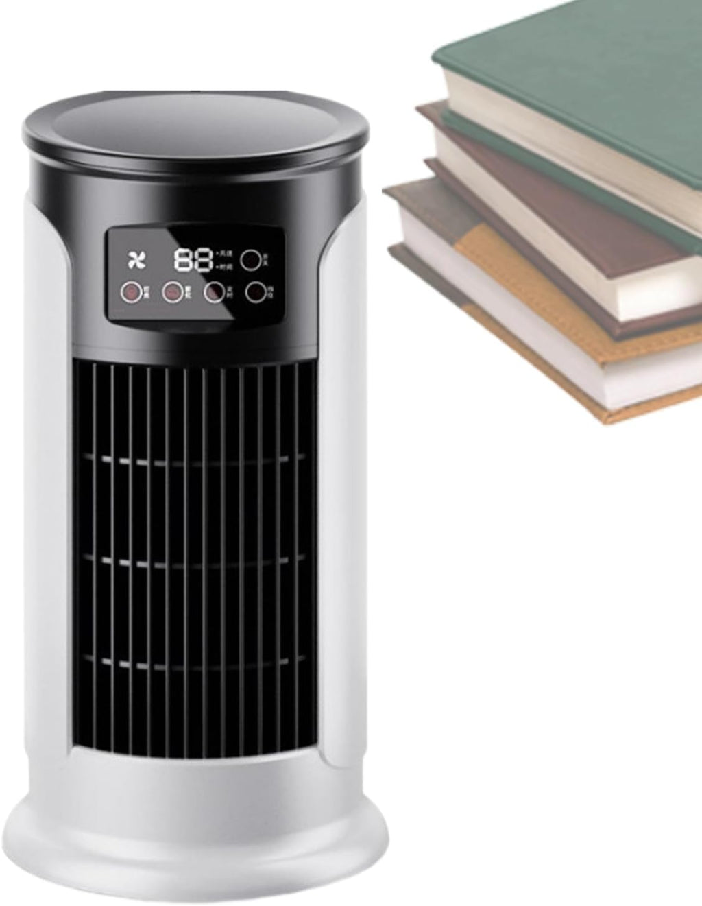GENERIC Ventilateur De Climatisation, Unité De Refroidissement Par évaporation, Silencieux, Fonction Minuterie, Réservoir D'eau De 300 Ml, Parfait Pour Le Confort De La Chambre, Le Rafraîchissement De La