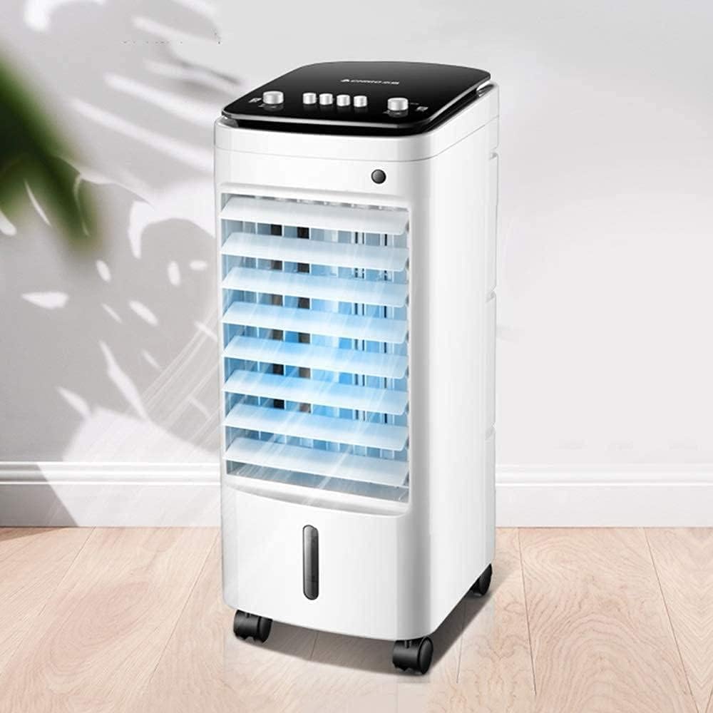  Climatiseur Portable Refroidisseur Climatiseur Mobile Sans Tuyau Ventilateur De Climatisation Blanc Mécanique 3 Vitesses Contrôle Maison Dortoir Ventilateur De Refroidissement Mobile