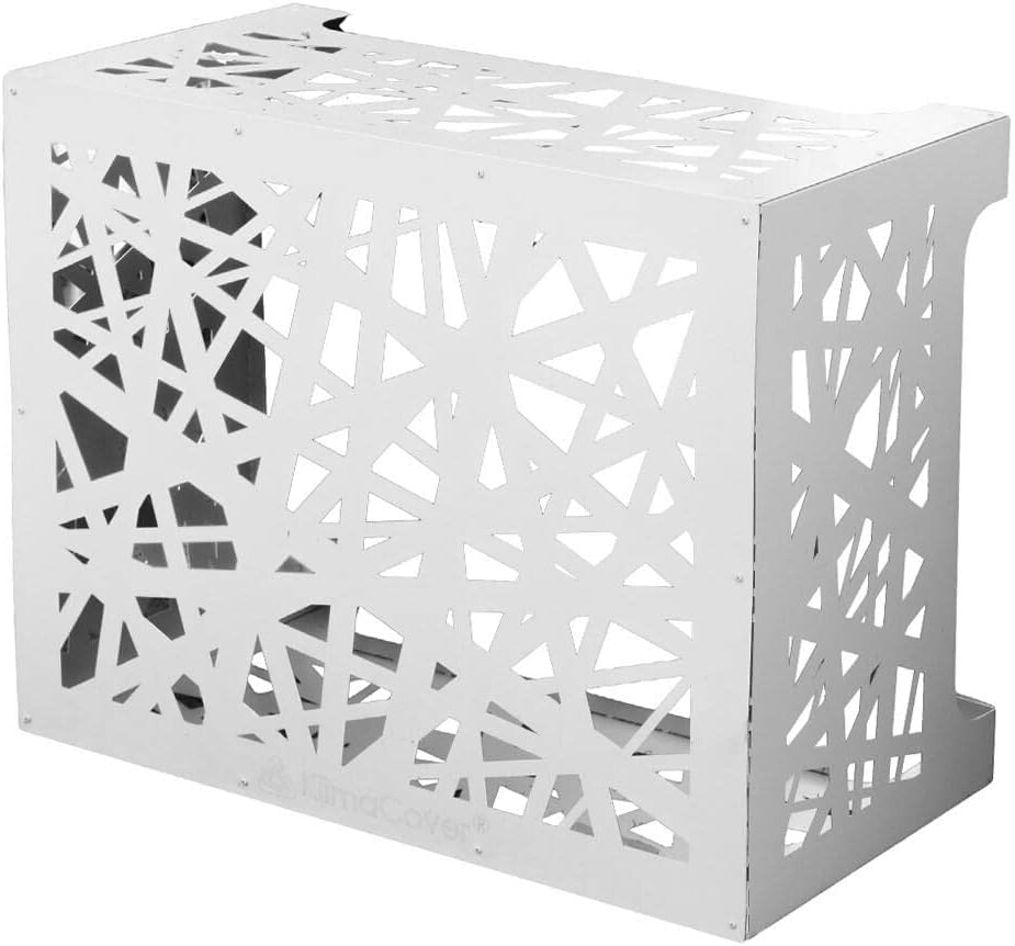  Cache Moteur Climatiseur Extérieur Klima Cover Glam Blanc L96 X P52 X H82