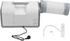  SIXRUN Climatiseur Portable, 4095BTU 420W Refroidissement Déshumidification AC Compact Avec Télécommande Pour Tente De Camping Caravane Remorque (Prise UE 220V)