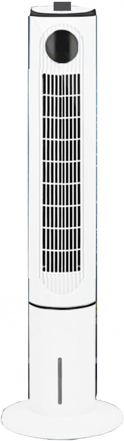 GENERIC Tower Fan Bedroom Evaporative Cooler 3 Vitesses LED Remote 12h Timer 80 Oscillation Calme Portable Climatiseur Unité Faible Puissance Pour Le Bureau à Domicile Sleep Safe Bladeless Design