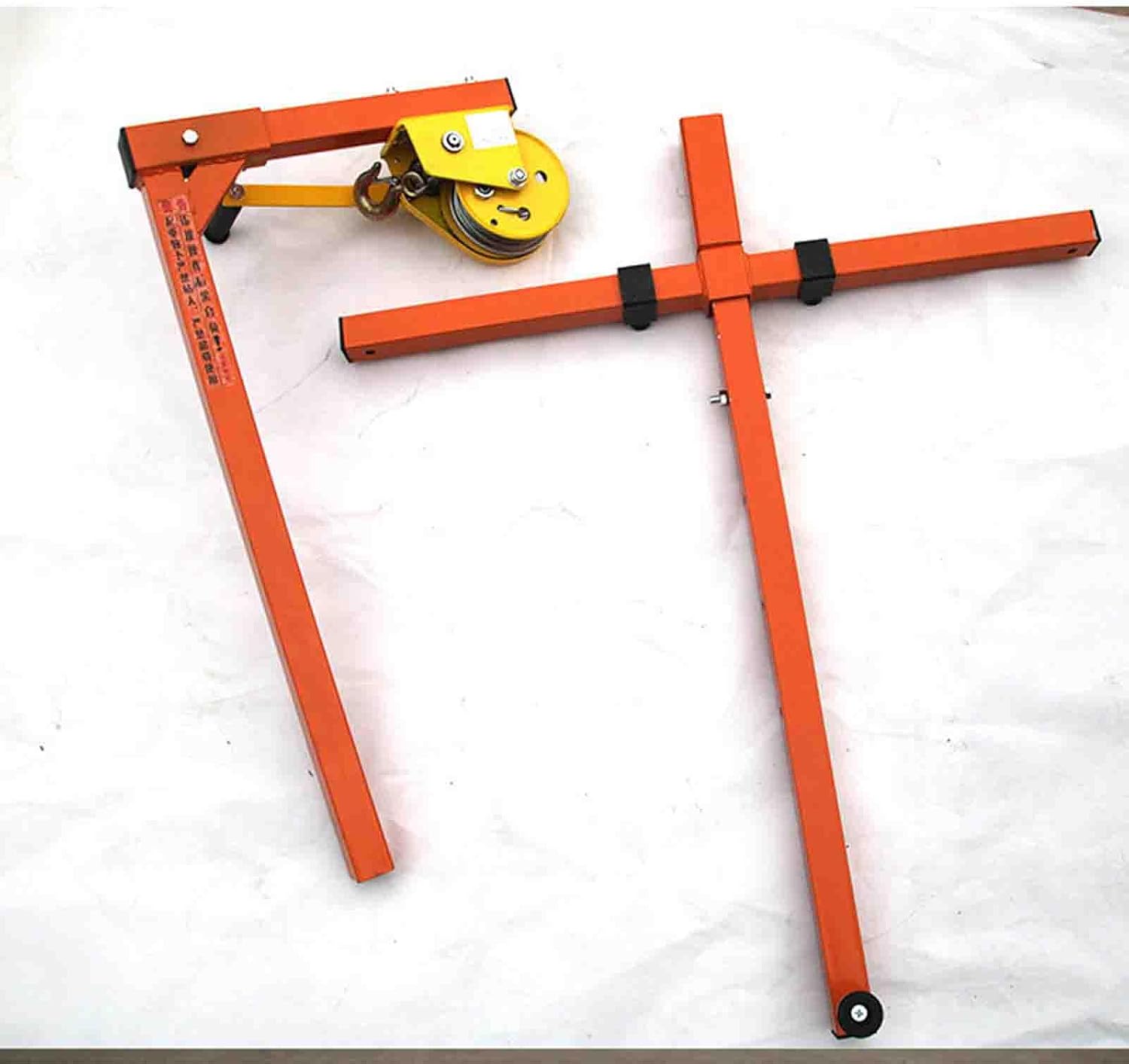 GENERIC Outil De Levage De Climatiseur, Support De Montage Extérieur AC Avec Installation Autobloquante Et Treuil Manuel Pour Une Installation Facile Et Un Soutien Sûr