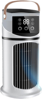  Portable Air Conditioner - Desk Air Conditioner Fan | Desk Cooling AirConditioner Fan | Purifying Machine With LED Light, 9-Speed Cooler For Studying, Sleeping, Meeting