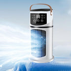 Climatiseur Portable Avec Ventilateur - Ventilateur Personnel Évaporatif Souffleur D Air,Rafraîchisseur Évaporatif Pour Bureau Chambre Voiture Bureau Camping Dortoir