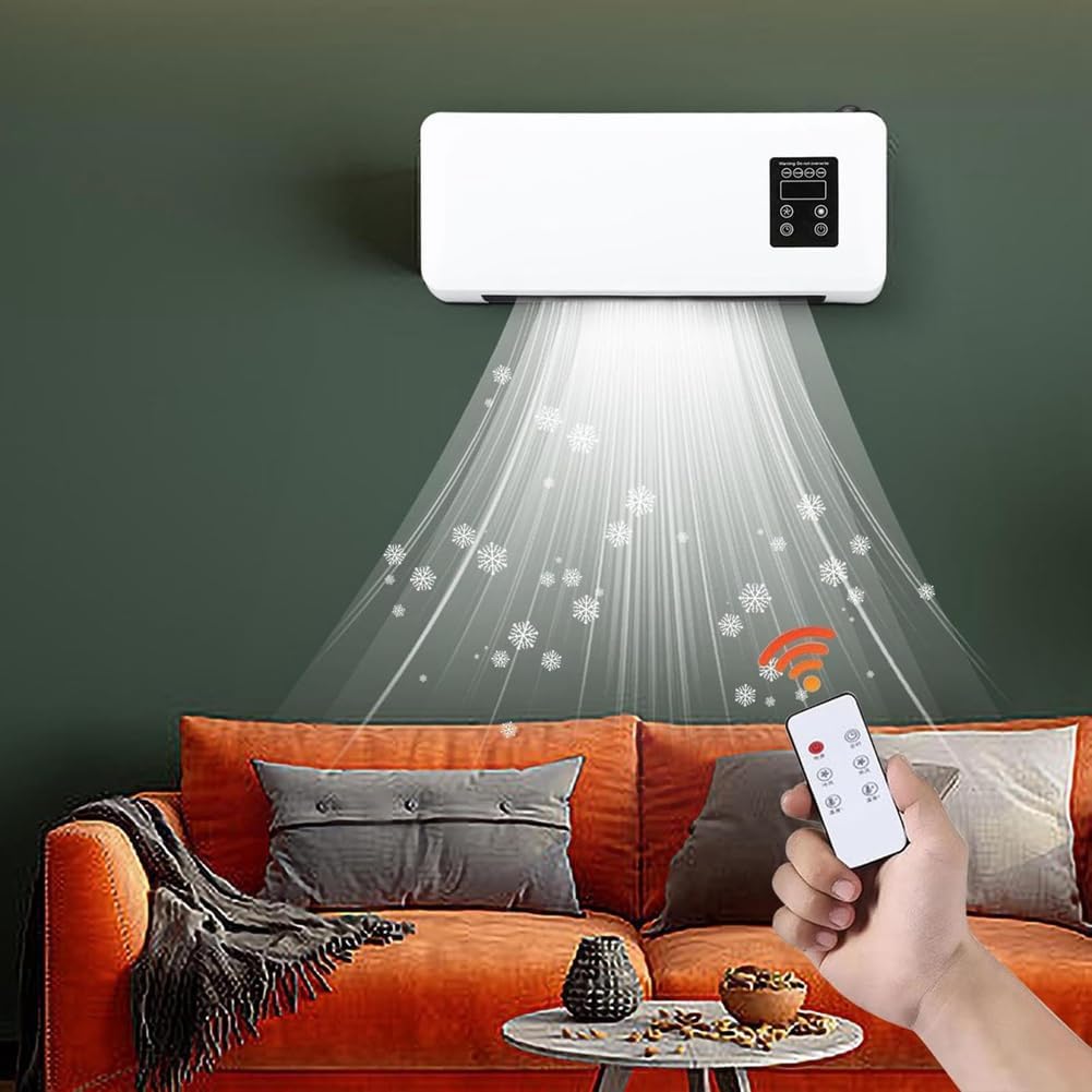  Refroidissement Et Chauffage Chauffage à Double Usage Chauffage Électrique Mural Domestique Climatiseur Prise UE
