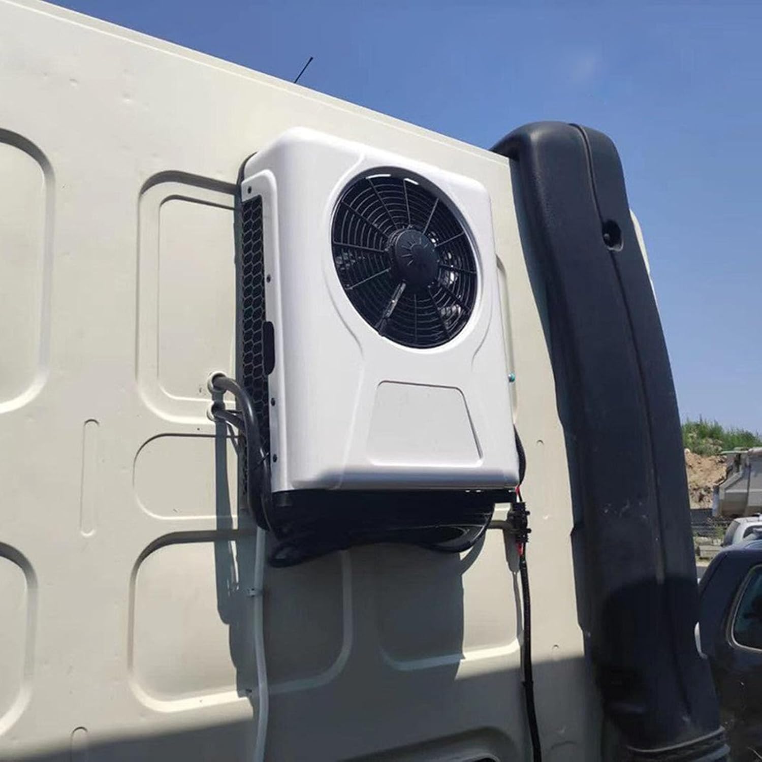  Climatiseur De Camping-Car 12/24 V, Conversion De Fréquence Électrique, Climatiseur De Sac À Dos, Climatiseur De Stationnement Pour Chariot Élévateur, Excavatrice, Télécommande