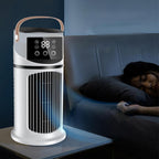  Portable Air Conditioner - Desk Air Conditioner Fan | Desk Cooling AirConditioner Fan | Purifying Machine With LED Light, 9-Speed Cooler For Studying, Sleeping, Meeting