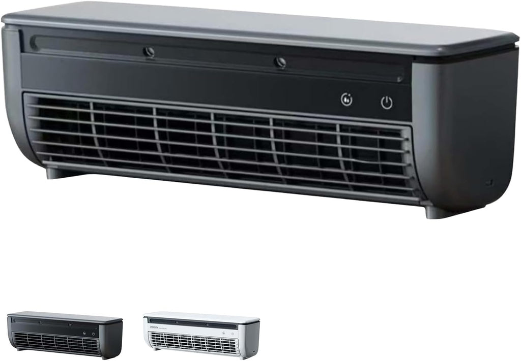 GENERIC Climatiseur Mural Sans Perçage à Chargement Sans Fil Pour Cuisine - Ventilateur Mural Portable - Climatiseurs à Montage Mural - Refroidissement Instantané En 30 Secondes Pour La Maison Et Le Bureau