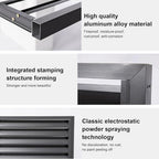 GENERIC Housse Antivol En Alliage D'aluminium Pour Climatiseur Extérieur Avec Volet Supérieur Pour Une Protection Sûre Et Une Résistance Aux Intempéries