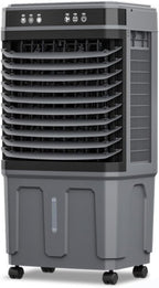 GENERIC Climatiseur Portable Avec 4 Compartiments à Glace, Réservoir D'eau De 20 Litres, Oscillation à 120°, Télécommande, Minuterie 12 H Et 3 Vitesses De Refroidissement. Idéal Pour La Chambre Ou La Maison.