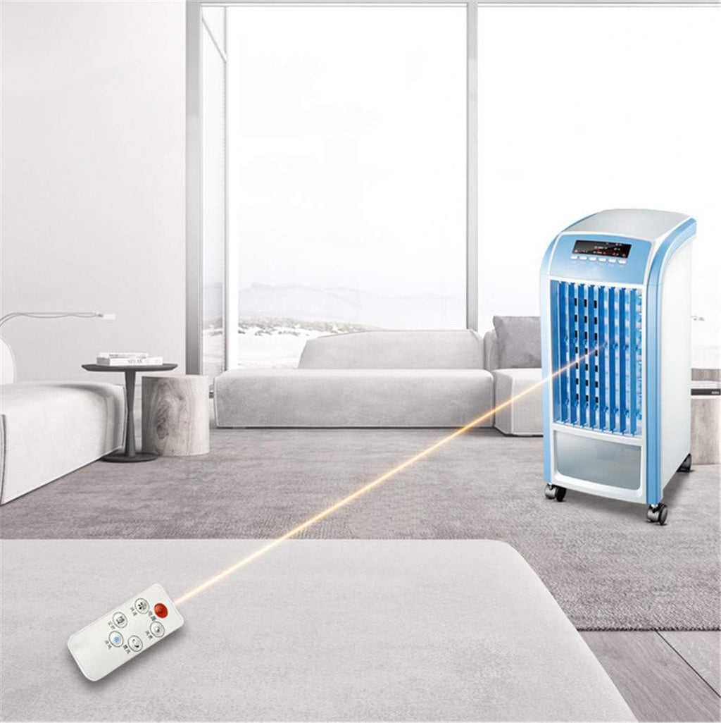  Climatiseur Portable Rafraîchisseur D'air Ventilateur 3 Vitesses Faible Consommation Réservoir D'eau De Compact Gaz Naturel (Contrôle à Distance)