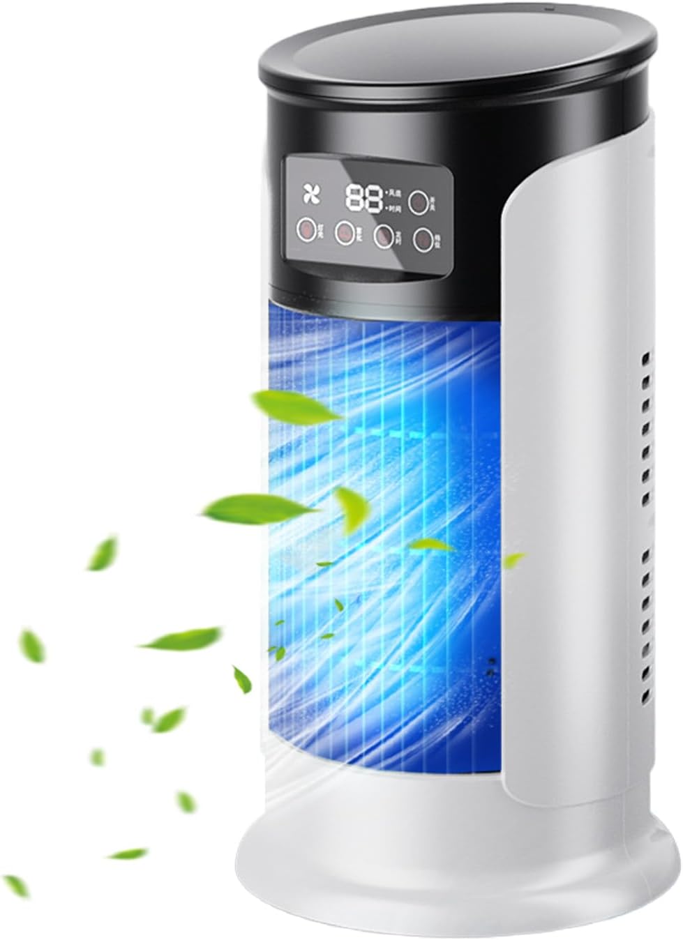 GENERIC Ventilateur De Climatisation, Unité De Refroidissement Par évaporation, Silencieux, Fonction Minuterie, Réservoir D'eau De 300 Ml, Parfait Pour Le Confort De La Chambre, Le Rafraîchissement De La