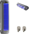 GENERIC ColdEez Cooling Ace, Colding Air Climating, Ventilateur De Refroidisseur D'air Portable Avec 3 Vitesses, Chargement USB, Ventilateur De Tour De Bureau Pour Bureau, Chambre à Coucher, Cuisine Gray