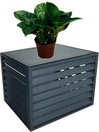 GENERIC Housse De Climatiseur Extérieur – Grilles De Protection Décoratives En Aluminium Pour Climatisation Et Pompes à Chaleur – Housse De Condensateur D'extérieur Résistante Aux Intempéries, Idéale Pour Une