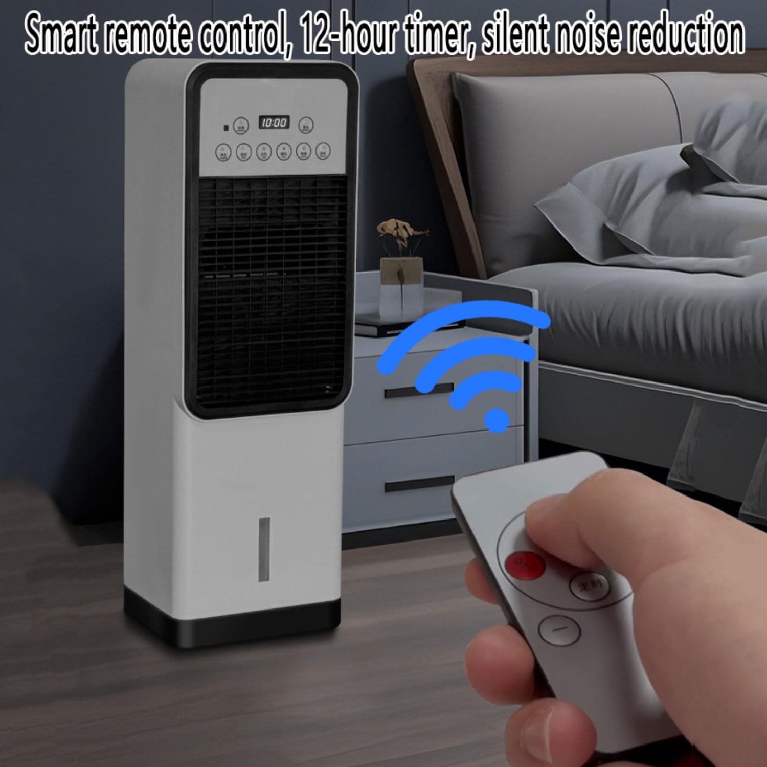 GENERIC Ventilateurs De Refroidissement De Refroidisseur De Refroidisseur D'air évaporatif Qui Soufflent D'air Froid Pour Le Ventilateur De Tour De Refroidissement Portable De Chambre à Coucher Avec 3L Réserv