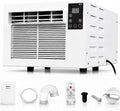  Climatiseur Portable, 1876 BTU Petit Climatiseur, 10kg Spot Cooler Compact Avec Tuyau D'Échappement, 280W Basse Puissance, Mode Double Silencieux, Minuterie, Pour Tente, Camping-Car, 1-5㎡