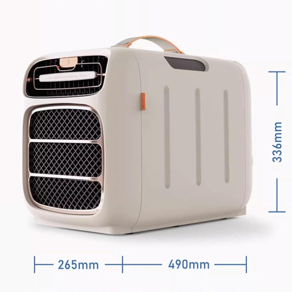  Unité De Climatisation Portable Sans Fenêtre, Refroidissement De Compresseur 420W Pour La Pièce De 10m2, Conception Auto-évaporatrice, 3 Vitesses, Télécommande, Fonctionnement Calme 45dB, Pas De Drain
