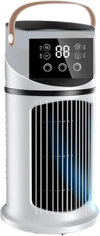  Générique Climatiseur Mobile - 4en1 Avec Déshumidificateur, Ventilateur Et Mode Nuit - Silencieux, Minuterie 24H, Télécommande, Kit Fenêtre - Classe Énergétique A Pour Chambre, Bureau, Camping