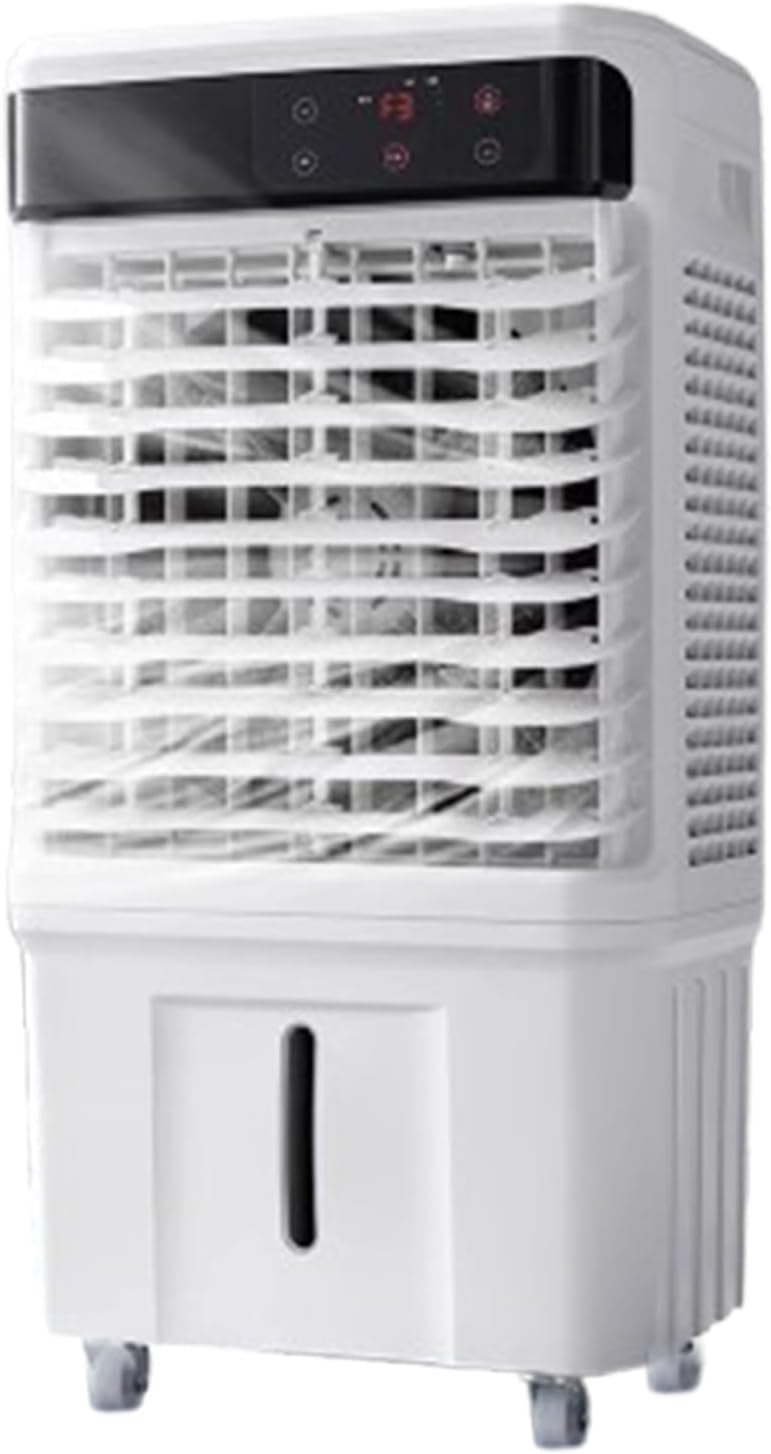  Climatiseur Sans Fenêtre, Refroidisseur D'air Par Évaporation Avec 3 Vitesses Et Grand Réservoir D'eau, Refroidisseur De Marais Portable Pour Chambre Et Bureau