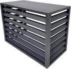 GENERIC Housse De Protection Pour Climatiseur Extérieur – Protection Pour Unités De Climatisation – Clôture Dissimulée, Utilisation Intérieure Et Extérieure – Matériau élégant Résistant Aux Intempéries