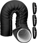  Isolation Tuyau Climatiseur, Housse Isolante Portable Avec 3 Sangles | 150 X 53 Cm Gaine Isolante Pour Tuyau De Climatiseur, Pour Hiver Extérieur Intérieur Garage