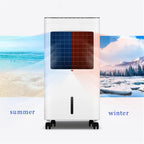 Climatiseur Portable Avec Télécommande, Rafraîchisseur D'air évaporatif 3 En 1 Pour La Maison, Appareil De Chauffage Et De Climatisation Silencieux, Idéal Pour Un Confort Optimal Toute L'année