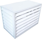 GENERIC Housse En Aluminium Imperméable Pour Climatiseur D'extérieur Pour Mini Pompe à Chaleur Et Pompe à Chaleur, Protection Contre Les Intempéries, La Pluie Et Les UV, Amélioration De L'efficacité
