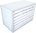  Housse De Protection Pour Mini Climatiseur Split Extérieur - Support Pour Plantes En Aluminium à Réduction De Bruit, Résistant Aux Intempéries, Idéal Pour Protéger Les Cl