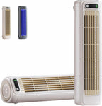 GENERIC Ventilateur De Climatiseur Portable Ace Turbo - 3 Vitesses Super Silencieuses - AC Avec Recharge USB, Mode Suspension/vertical Pour Chambre, Bureau, Cuisine (couleur : Beige)